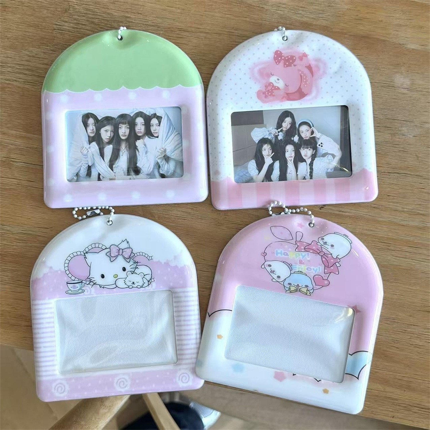 Cute Kawaii Cartoon Horizontal Photocard Holder