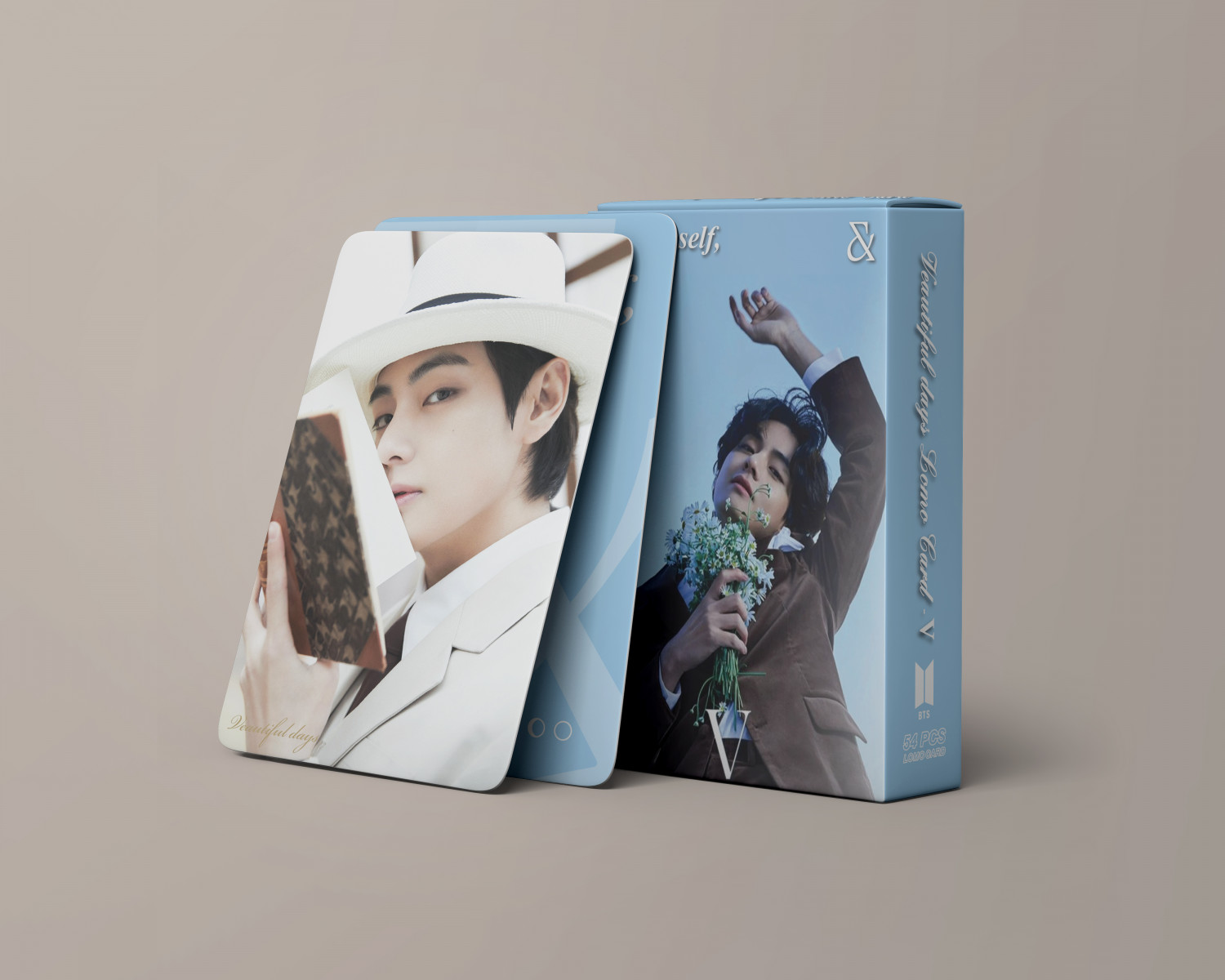 54Pcs/Box BTS-V Veautiful Days Concept Photocard/Lomocard