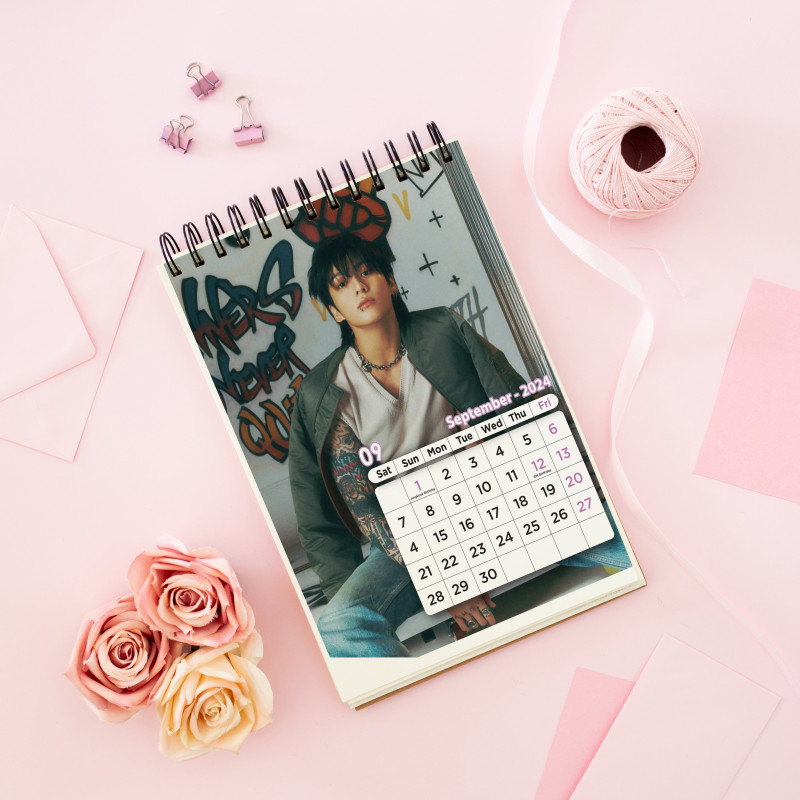 BTS Desk Calendar 2024 [Limited Collections]