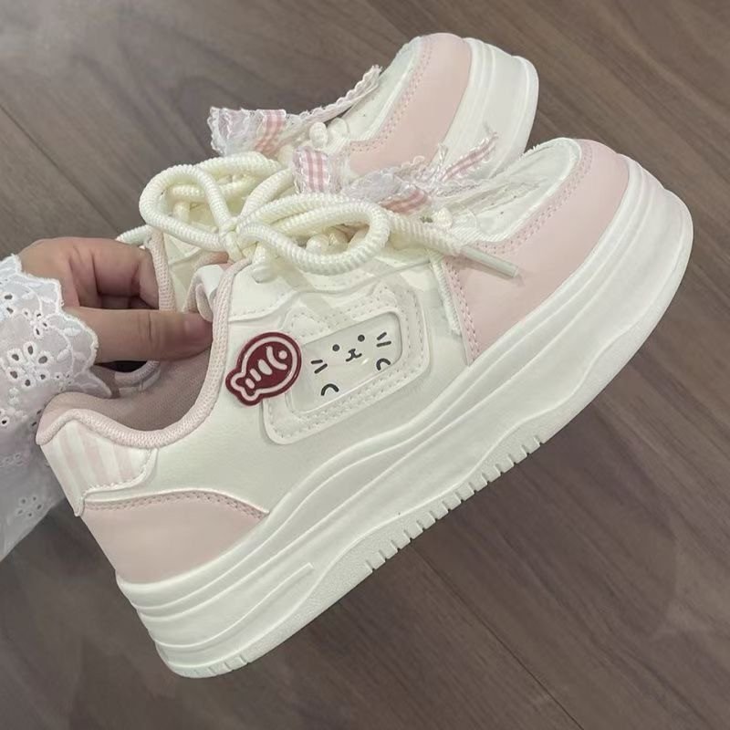 Cute Cat Fish Lace-up Casual Fashion Shoes