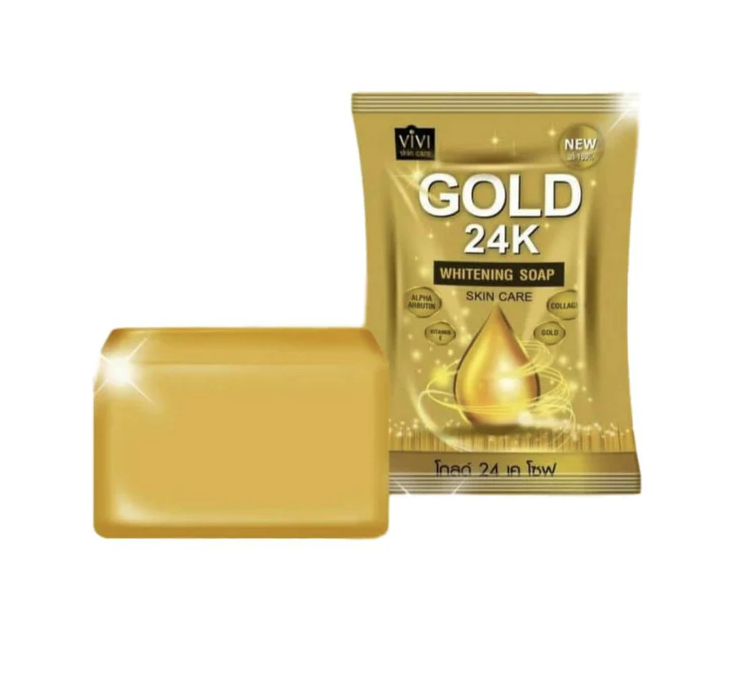 GOLD 24K WHITENING SOAP 80g