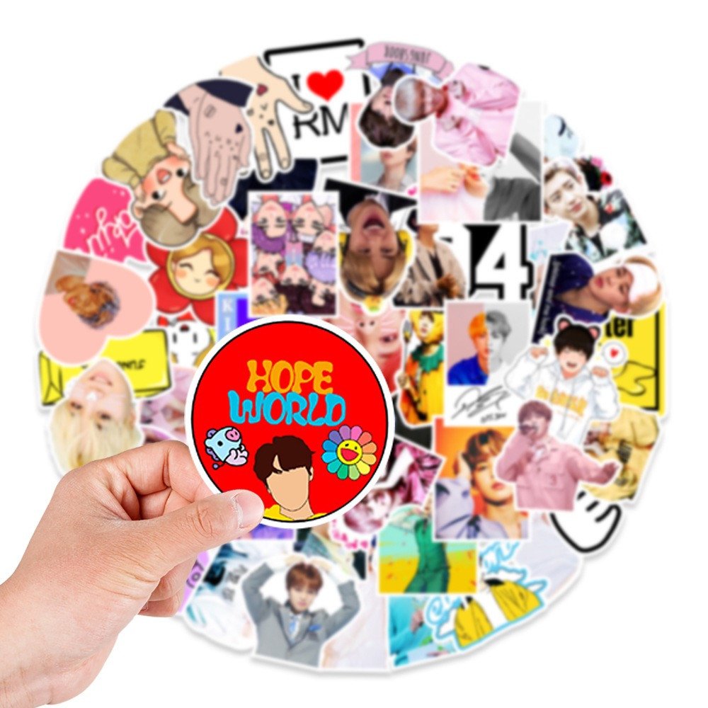 100Pcs/Pack BTS Decorative Stickers