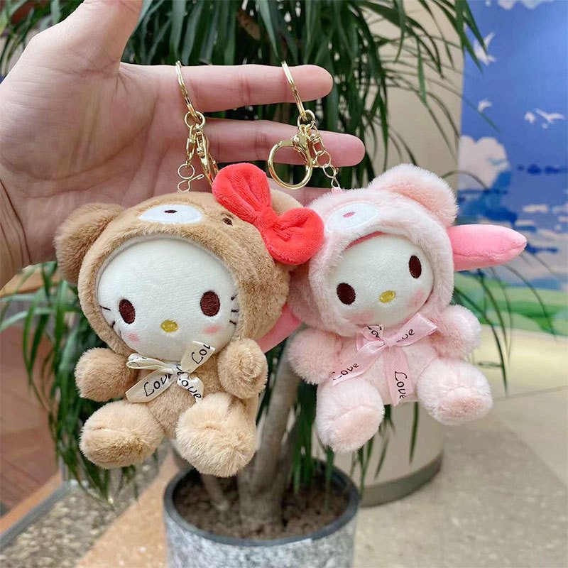 Cute Kawaii Sanrio Baby Doll Premium Keychain Ring 12cm