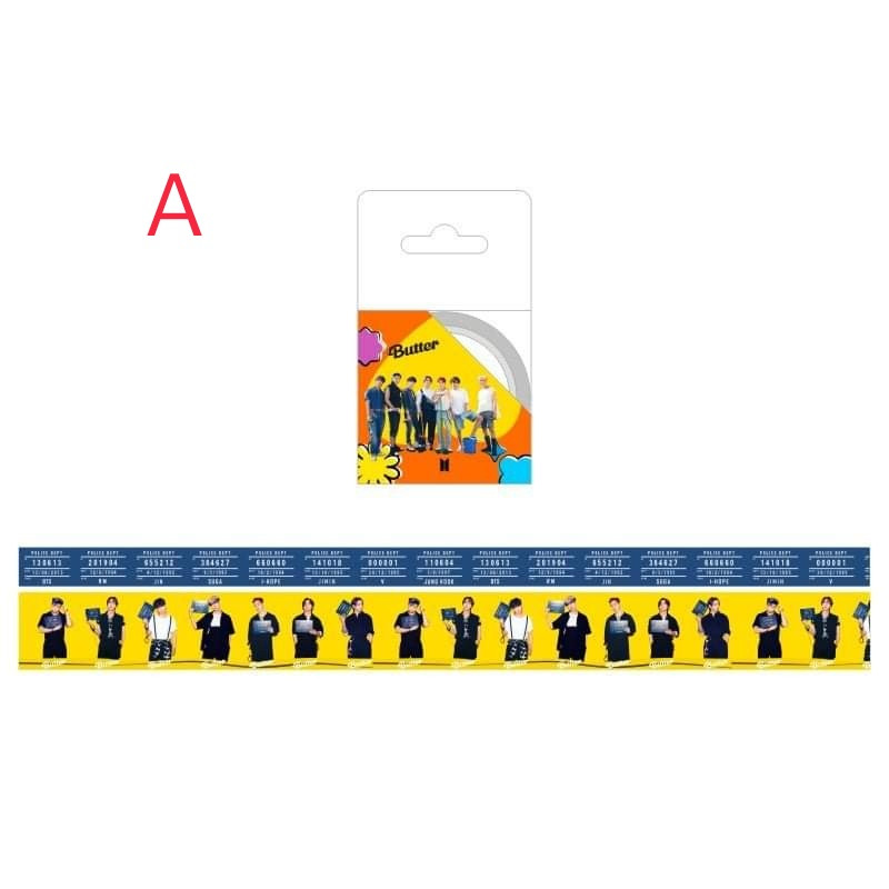 K-POP BTS Butter Concept 2in1 Scrapbook Washi Tape