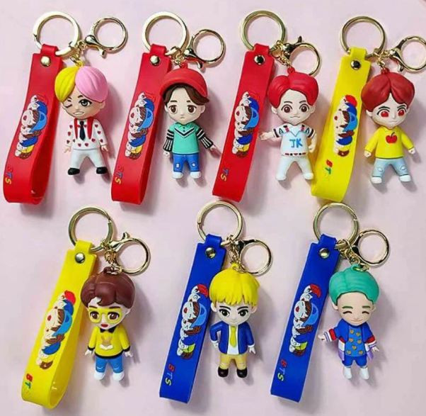 BTS Character IDOL Concept Rubber Keychain