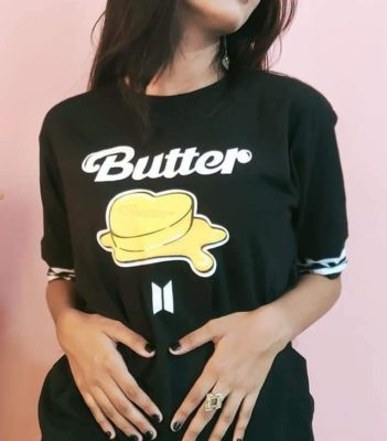 K-POP BTS Butter Concept Korean Style Fashionable T-shirt