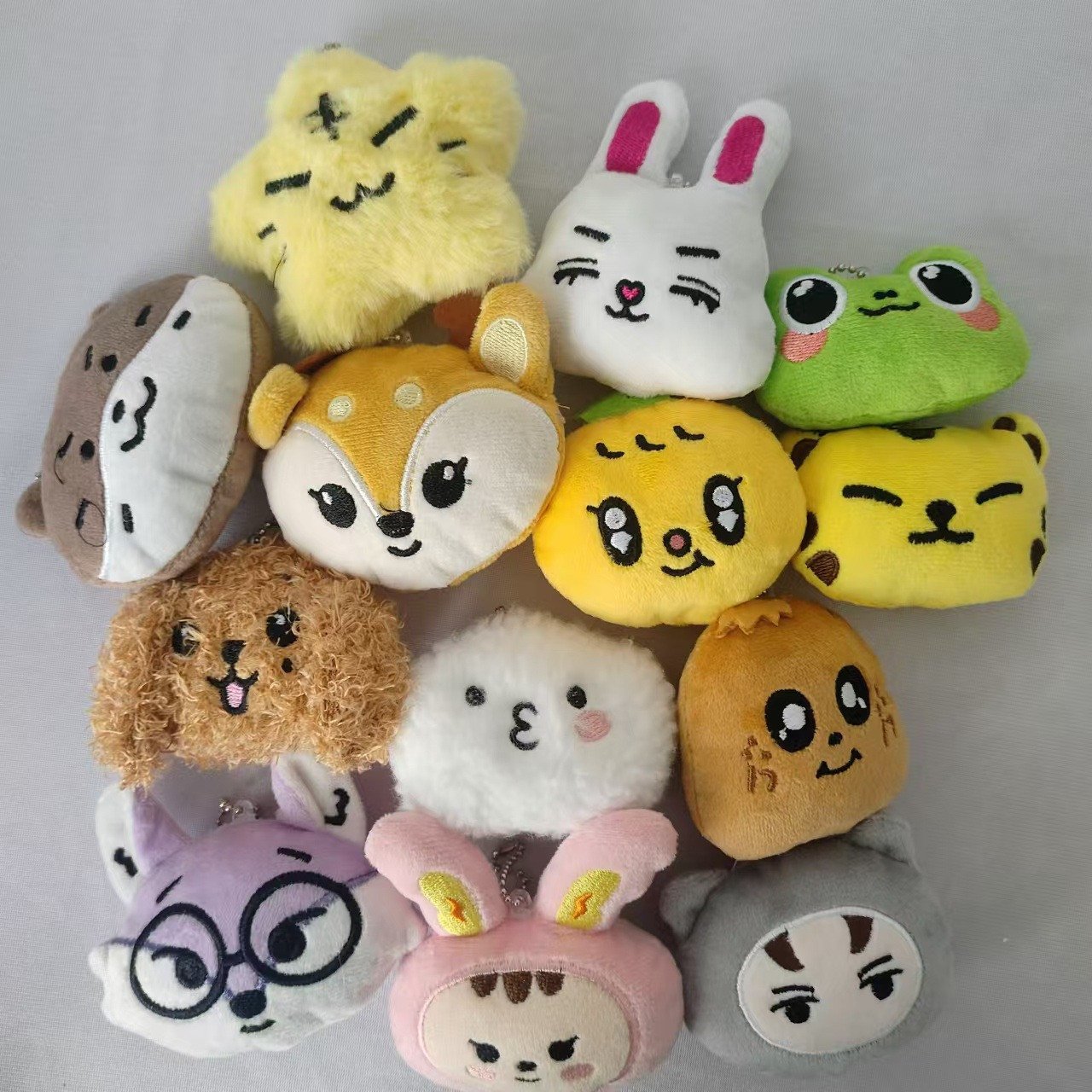 Kpop Idol Seventeen Miniteen baby Face Plush Keyring
