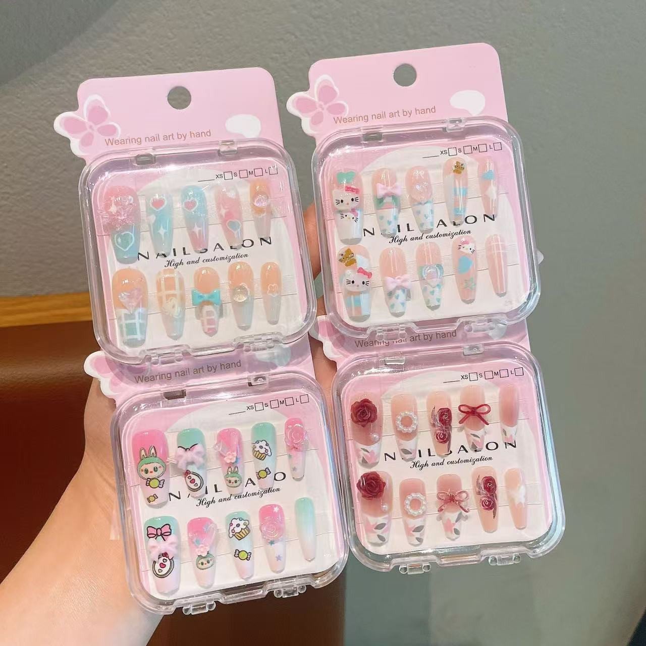 Cute Kawaii Cartoons Classic Fake Nails