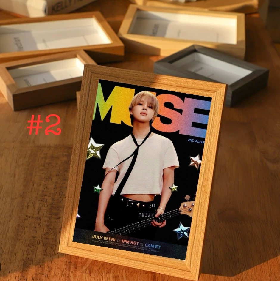 JIMIN MUSE DESK PHOTO FRAME