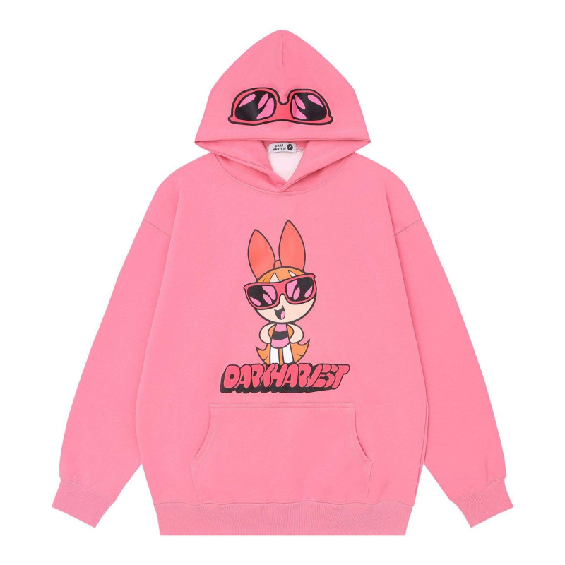 Pink powerpuff outlet girl hoodie