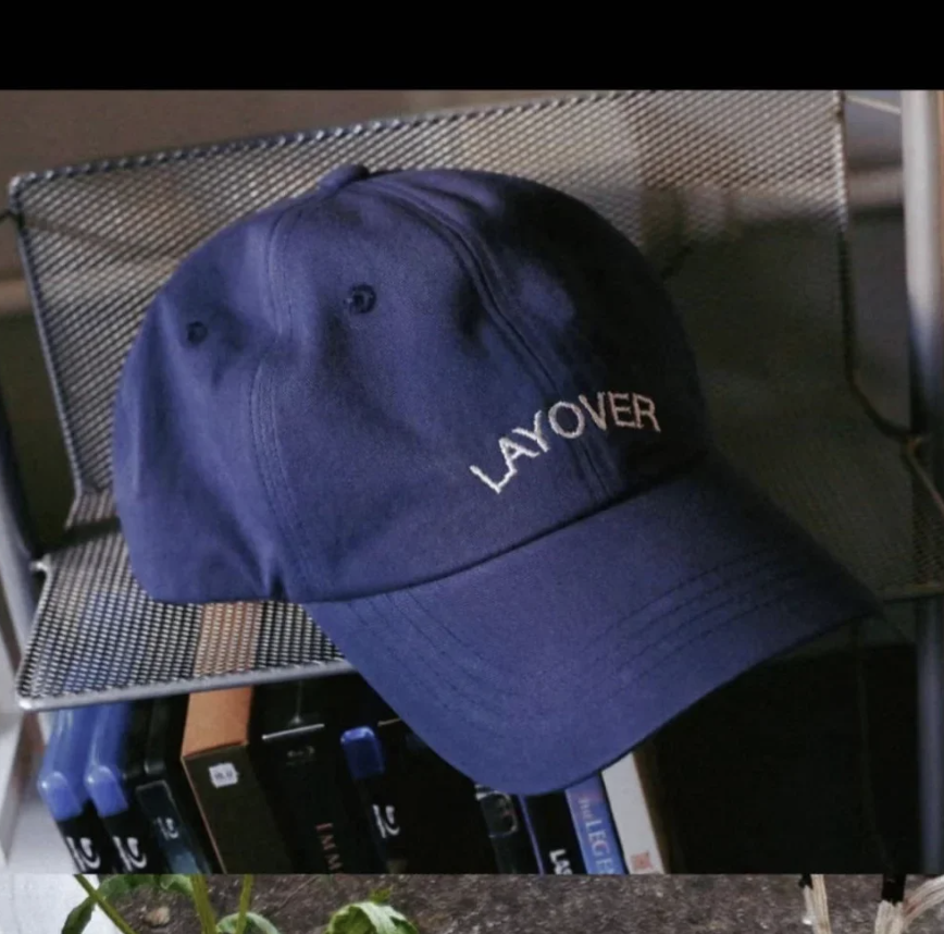 Kpop Idol Kim Tae Hyung Layover Logo Embroidered Cap