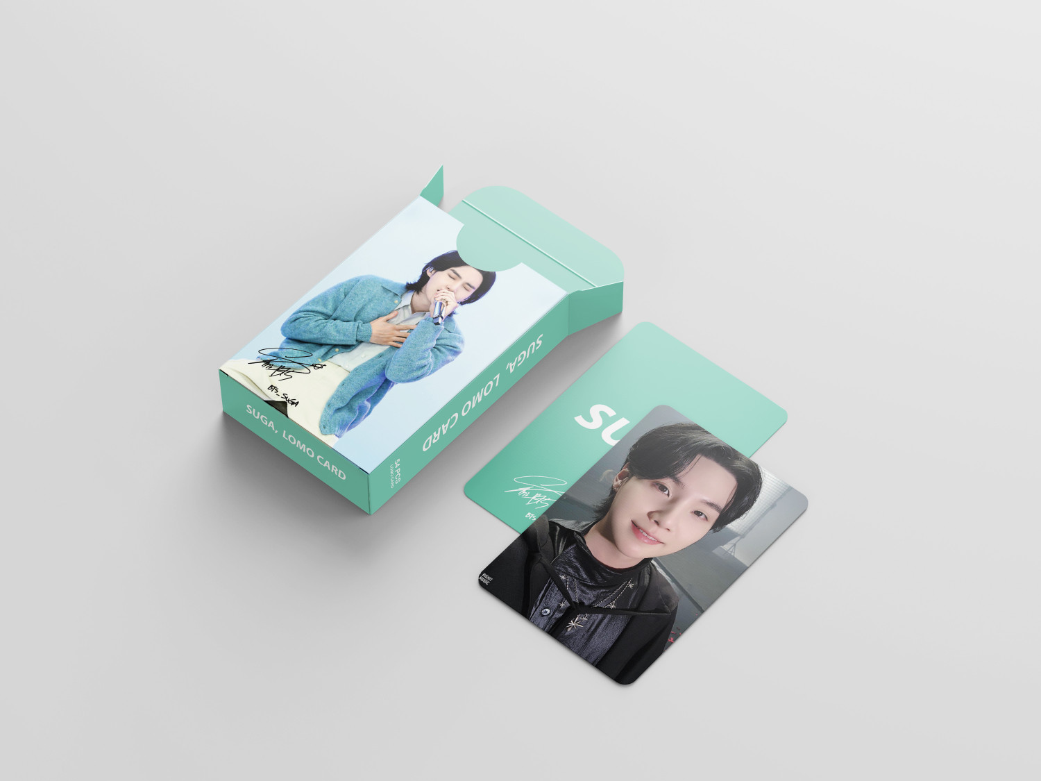 54Pcs/Box BTS-Suga Solo Photo Concept Photocard/Lomocard