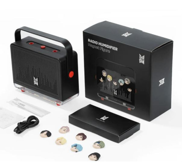 BTS X TINYTAN OFFICIAL Magnetic Radio Dual Humidifier [LIMITED COLLECTION]