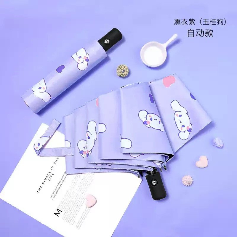 Kawaii Sanrio Chinnamoroll Manual UV & Rain Protective Ubrella