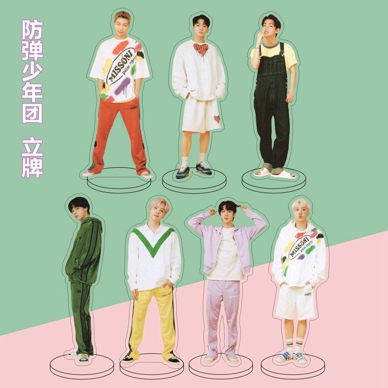BTS World Tour Standing Standee 18cm