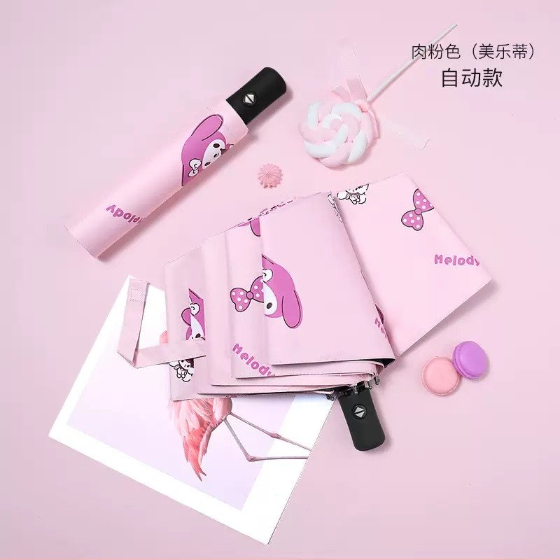 Kawaii Sanrio Characters Automatic Rain & UV Protected Umbrella