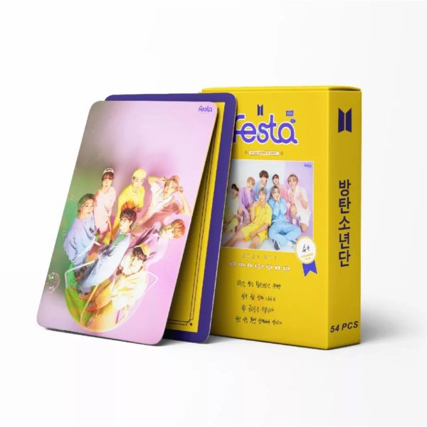 54Pcs/Box K-POP BTS Festa 2021 Concept Photcocard/Lomocard