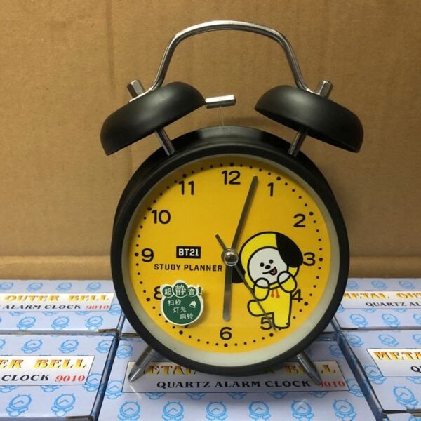 KPOP BT21 Metal Desk Table Alarm Clock