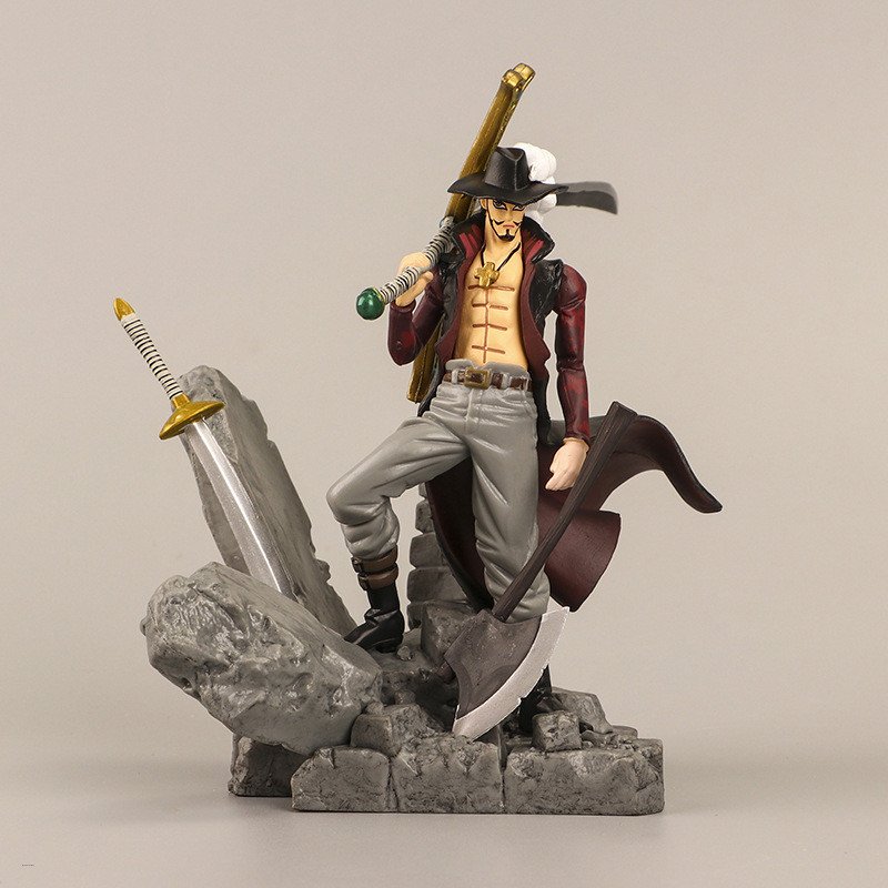 One Piece Dracule Mihawk Top Decisive Battle Action Figure 14cm