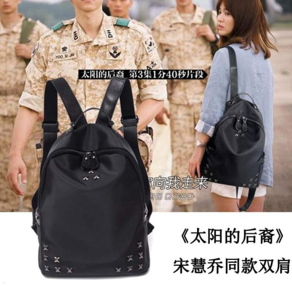 Korean Popular Drama DESCENDANTS OF THE SUN Actor Song Hye Kyo Fashioned Backpack