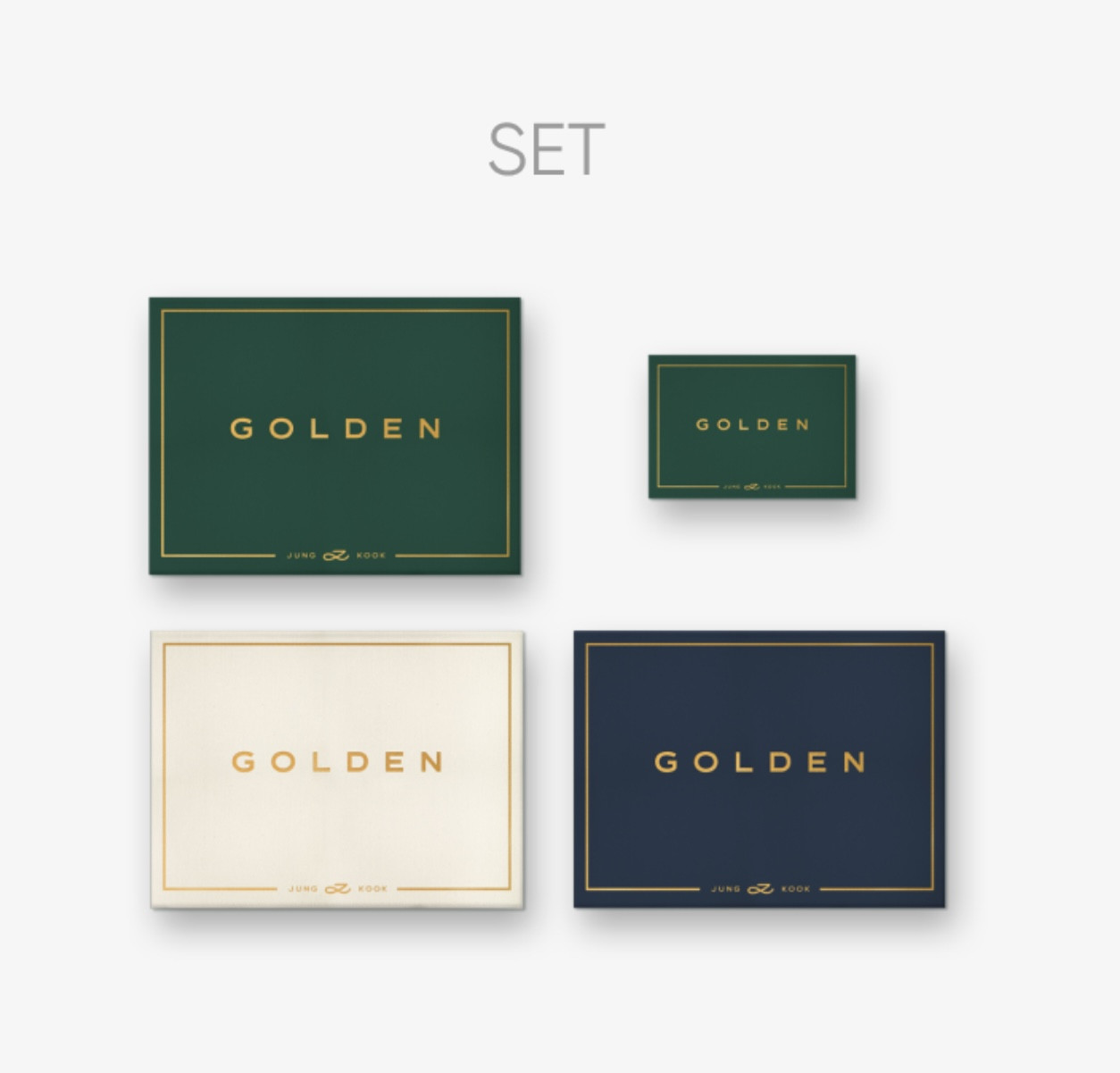 [PRE-ORDER] JUNGKOOK (BTS) 'GOLDEN' OFFICIAL MUSIC ALBUM