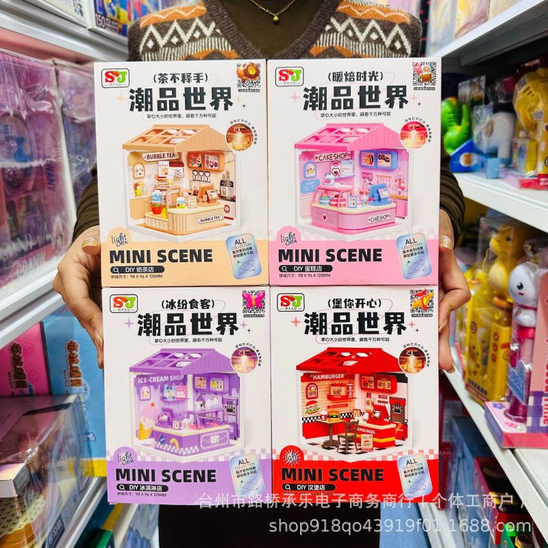DIY Mini Shop Building Bricks 120mm