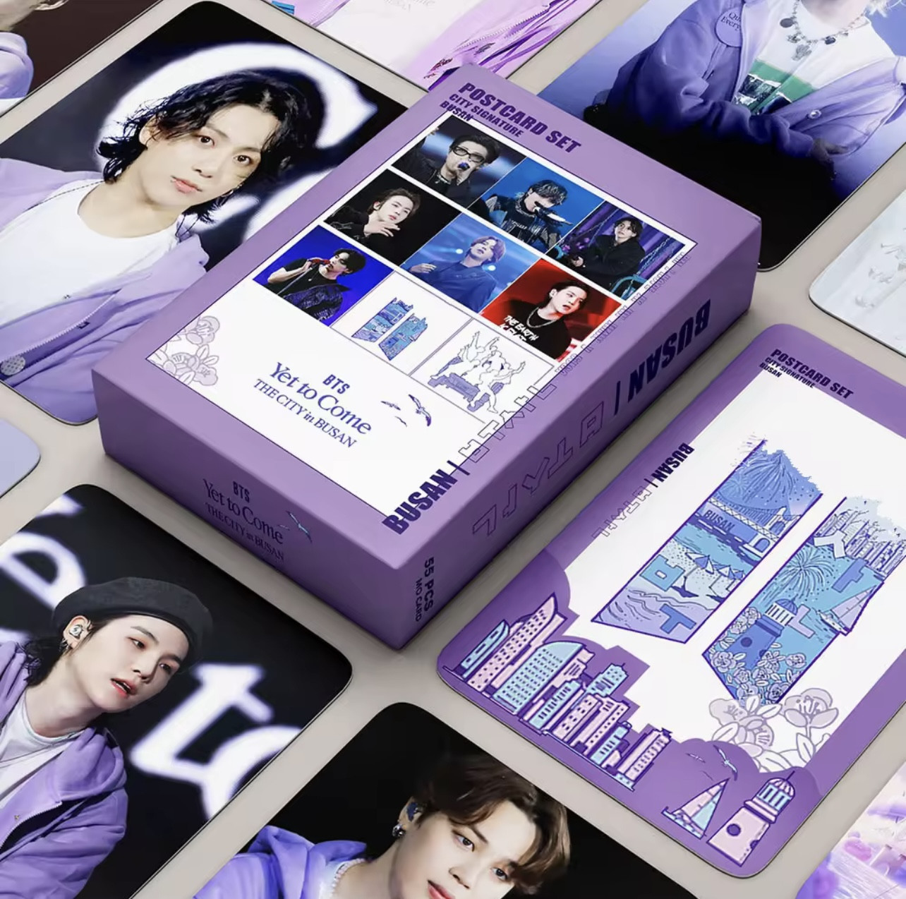 54PCS/BOX BTS'STORY YET TO COME IN BUSAN PHOTOCARD/LOMOCARD