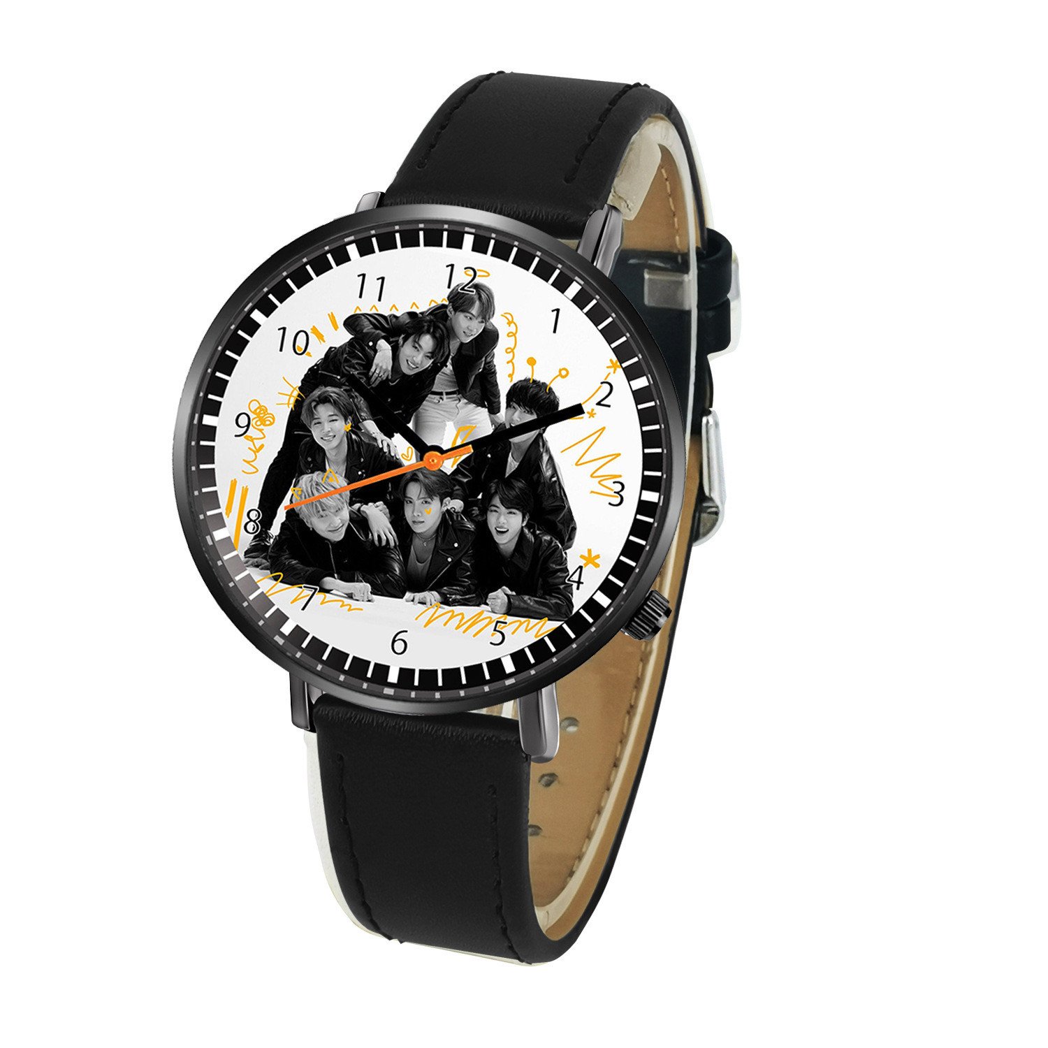 k-POP Band Group’s Fashion Casual Wrist Watch Rubber Belt