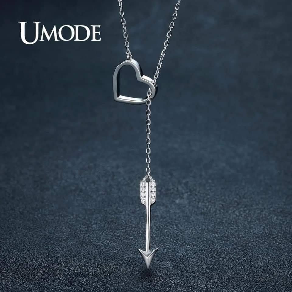 UMODE Heart Shape Stainless Steel Hollow Necklace/Pendant