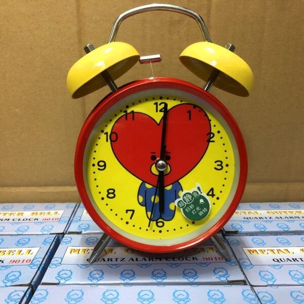 KPOP BT21 Metal Desk Table Alarm Clock